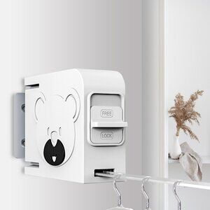 SOGA 160mm Wall-Mounted Clothes Line Dry Rack White